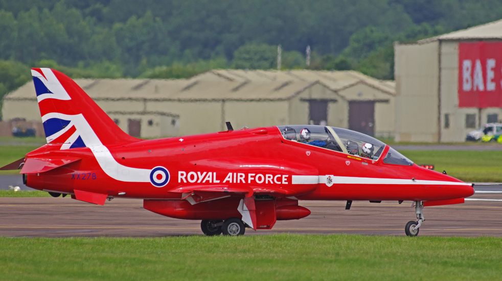 Red Arrows plane